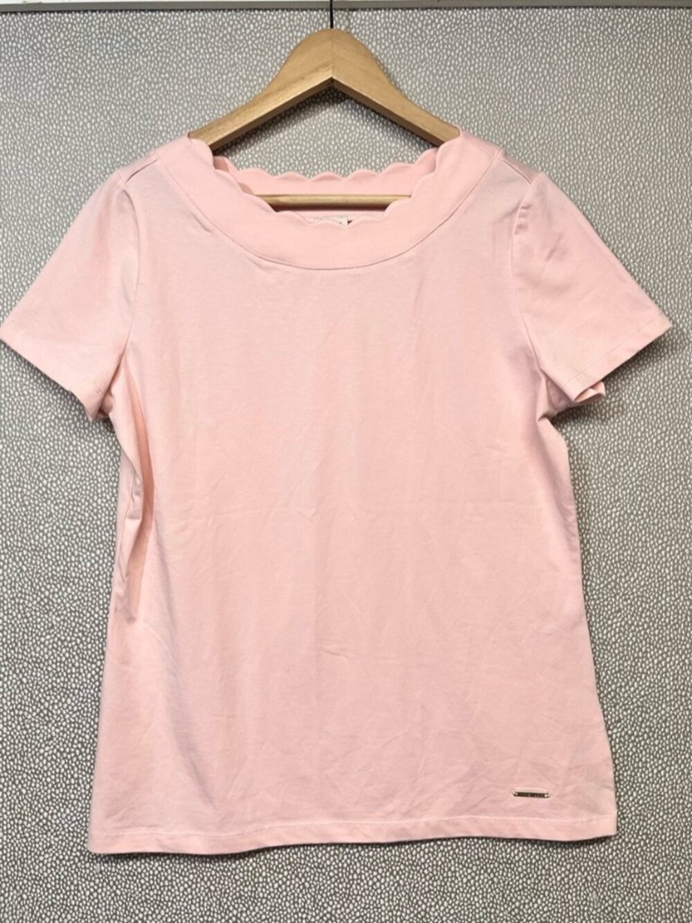 Short Sleeve Top Light Pink/Peach